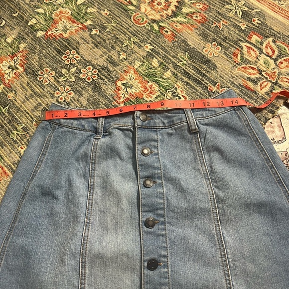 Mossimo supply co denim button skirt - Picture 5 of 5